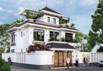 Thiết Kế Xây Dựng Biệt Thự Thuận An Bình Dương 2026 Cao Cấp - Sang Trọng