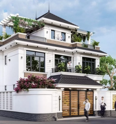 Thiết Kế Xây Dựng Biệt Thự Thuận An Bình Dương 2026 Cao Cấp - Sang Trọng
