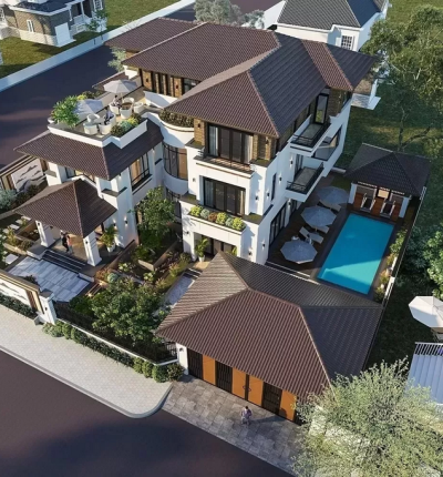 Thi công biệt thự Bến Cát Bình Dương trọn gói, Lh 091 357 3480