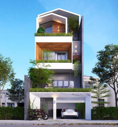 Xây dựng nhà phố Thủ Dầu Một Bình Dương , Tạo dựng không gian sống sang trọng