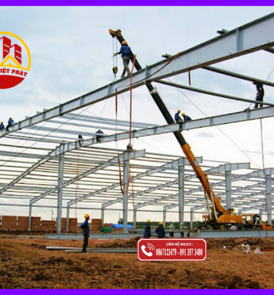 #1 Thi công nhà xưởng thép tiền chế tại Tân Uyên - Bình Dương