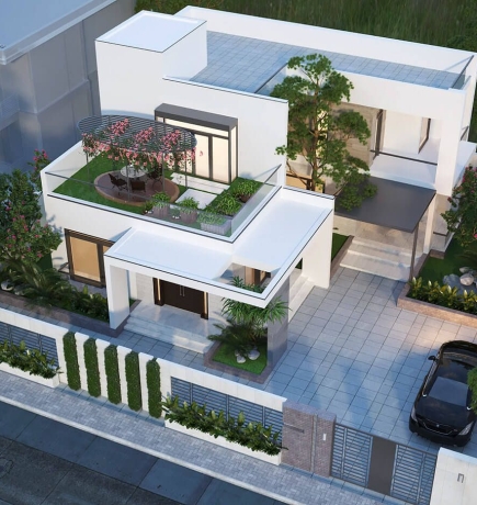 #1 Thiết kế thi công biệt thự tại Bàu Bàng Bình Dương